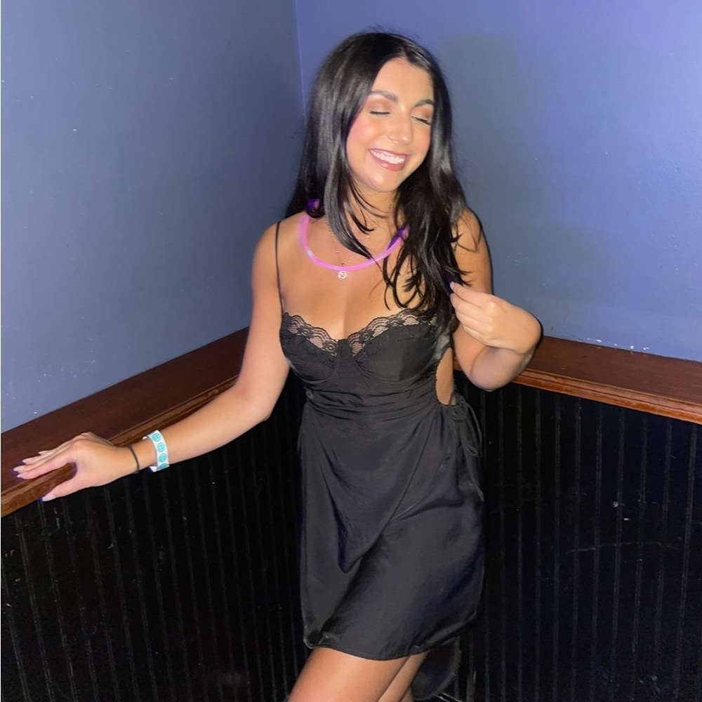 Princess Polly Hazel Cutout Mini Dress